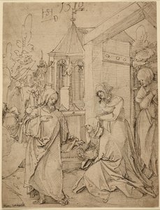 Le Christ prend congé de sa mère - Hans Schäufelein
