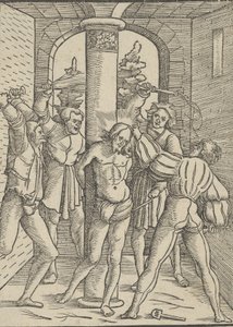 Le Christ flagellé, de La Doctrine, Vie et Passion de Jésus-Christ, 1537