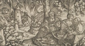 Lot et ses filles - Hans Schäufelein the Elder