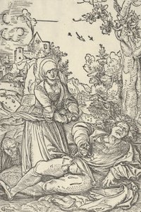 Pyramus et Thisbé - Hans Schäufelein the Elder