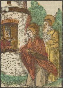 Saint Jean en prison, de Das Plenarium, 1517 - Hans Schäufelein the Elder