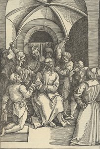 La Dérision du Christ, de Speculum passionis domini nostri Ihesu Christi, 1507 - Hans Schäufelein the Elder