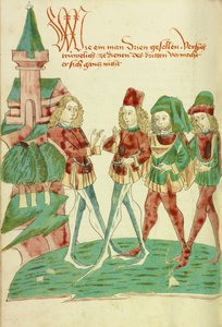Un serviteur devant trois seigneurs - Hans Schilling