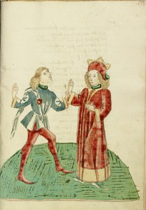 Le roi Josaphat choisit Barochias comme successeur - Hans Schilling
