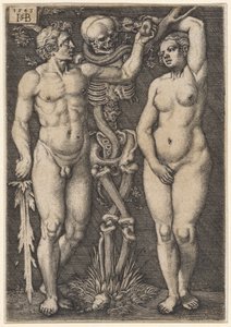 Adam et Ève, 1543 - Hans Sebald Beham