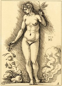 Cérès, répandant des fruits