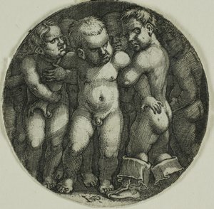 Huit garçons - Hans Sebald Beham