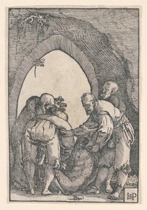 Mise au tombeau - Hans Sebald Beham