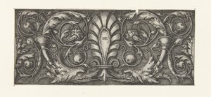 Frise avec une palmette entre des feuillages - Hans Sebald Beham