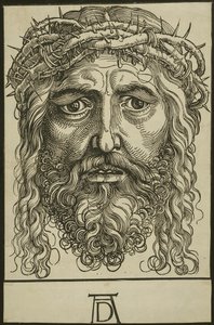 Tête du Christ couronnée d