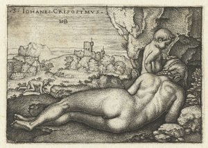 Saint Jean Chrysostome en ermite dans le désert