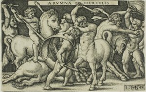Hercule et les centaures, des Travaux d