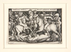 Hercule vainquant les Troyens - Hans Sebald Beham