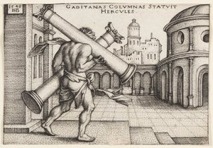 Hercule avec les colonnes d