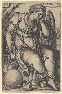 Mélancolie, c.1500-50 (gravure)