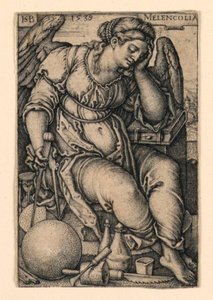 Melencolia (Mélancolie) - Hans Sebald Beham