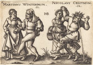 Novembre et décembre - Hans Sebald Beham