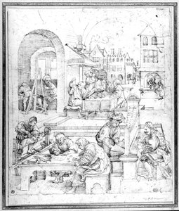 Science, Art et Commerce - Hans Sebald Beham