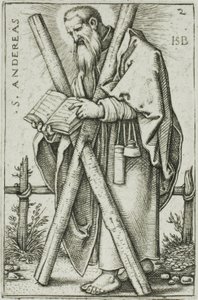 Saint André, planche 2 des Douze Apôtres - Hans Sebald Beham
