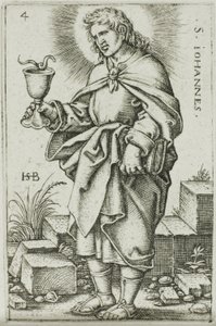 Saint Jean, planche 4 de Les Douze Apôtres - Hans Sebald Beham
