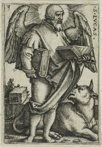 Saint Luc, des Quatre Évangélistes - Hans Sebald Beham