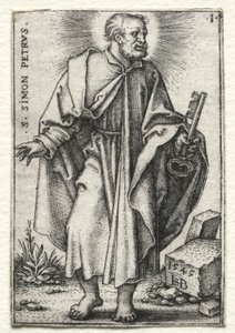 Saint Simon Pierre, 1545-1546 - Hans Sebald Beham