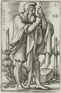 Saint Simon, planche 11 des Douze Apôtres