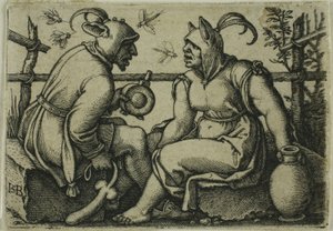 Le fou et la femme folle - Hans Sebald Beham