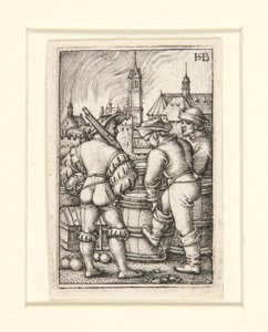 La Garde près des barils de poudre - Hans Sebald Beham