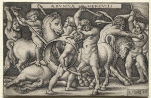 Hercule vainqueur des Centaures - Hans Sebald Beham