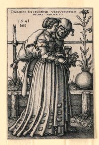 La Dame et la Mort - Hans Sebald Beham