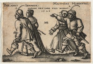 Le Mariage Paysan ou les Douze Mois - Hans Sebald Beham