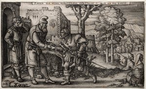 Le fils prodigue - Hans Sebald Beham