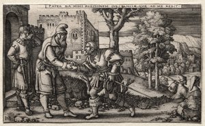 Le fils prodigue - Hans Sebald Beham