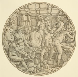 Le bain des femmes - Hans Sebald Beham