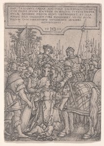 La justice de Trajan - Hans Sebald Beham
