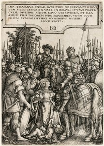 La justice de Trajan - Hans Sebald Beham