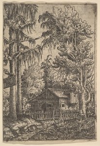Cabane parmi les Arbres, 1551 - Hans Sebald Lautensack