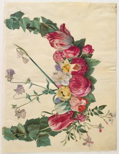 Guirlande de fleurs de l