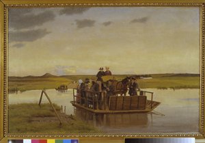 Un ferry sur la Gudenå