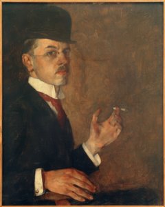 Autoportrait avec cigarette
