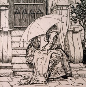 Illustration pour un conte de fées de Hans Christian Andersen - Hans Tegner