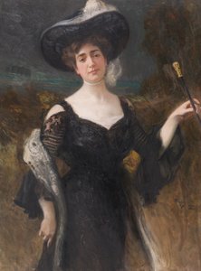 Portrait de dame - Hans Temple