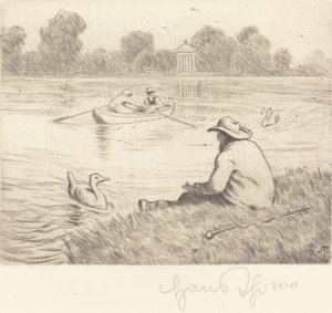 Excursion calme - Hans Thoma