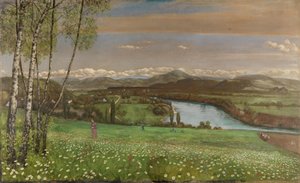 La vallée du Rhin près de Säckingen - Hans Thoma