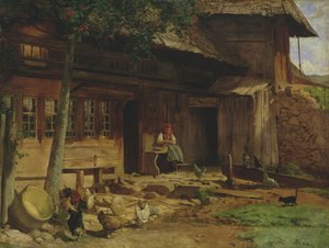 La maison parentale à Bernau, 1866