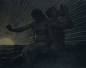 Paire de Tritons, 1892 - Hans Thoma