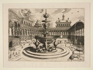 Une Fontaine - Hans Vredeman de Vries