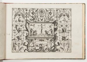 Planche 23, de Grotteßco: in diverße manieren (Diverses Grotesques) - Hans Vredeman de Vries