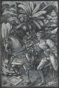 Le Chevalier et Lansquenet, c. 1512 - Hans Wechtlin